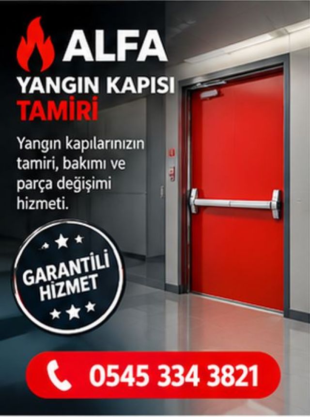 Yangın Kapısı Panik Bar Tamiri